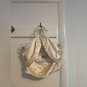 Princess polly halter neck satin top